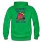 Dessert Makes Everything Better - Gildan Heavy Blend Adult Hoodie - kelly green