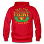 Feel The Heat - Gildan Heavy Blend Adult Hoodie - red