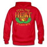 Feel The Heat - Gildan Heavy Blend Adult Hoodie - red
