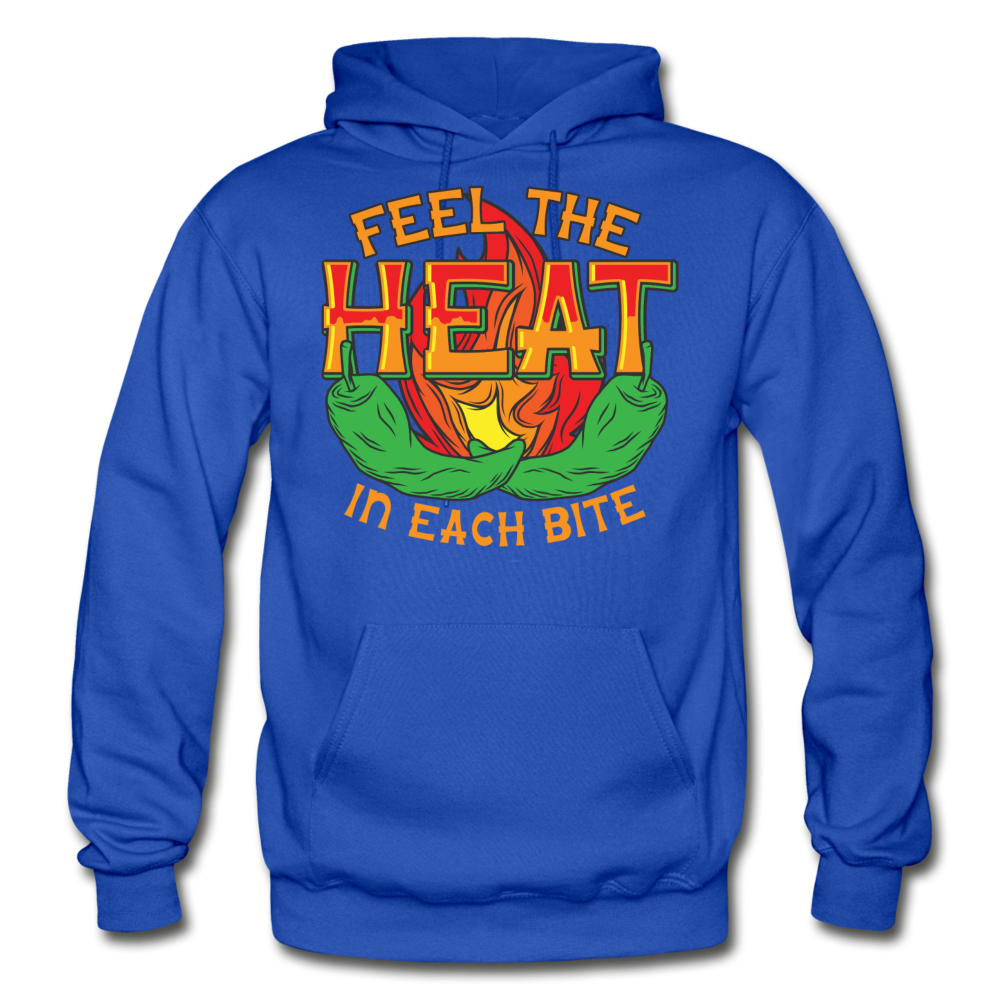 Feel The Heat - Gildan Heavy Blend Adult Hoodie - royal blue