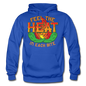 Feel The Heat - Gildan Heavy Blend Adult Hoodie - royal blue