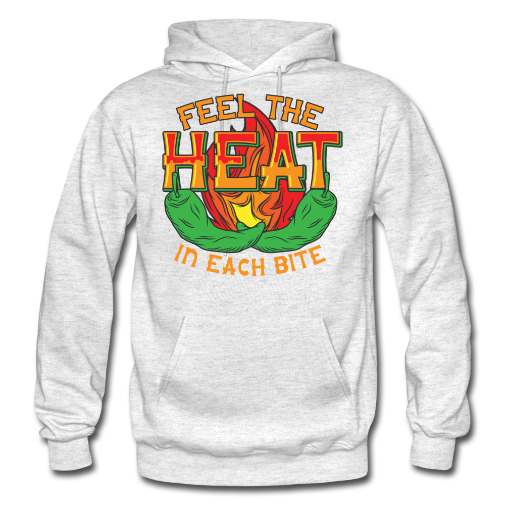 Feel The Heat - Gildan Heavy Blend Adult Hoodie - light heather gray