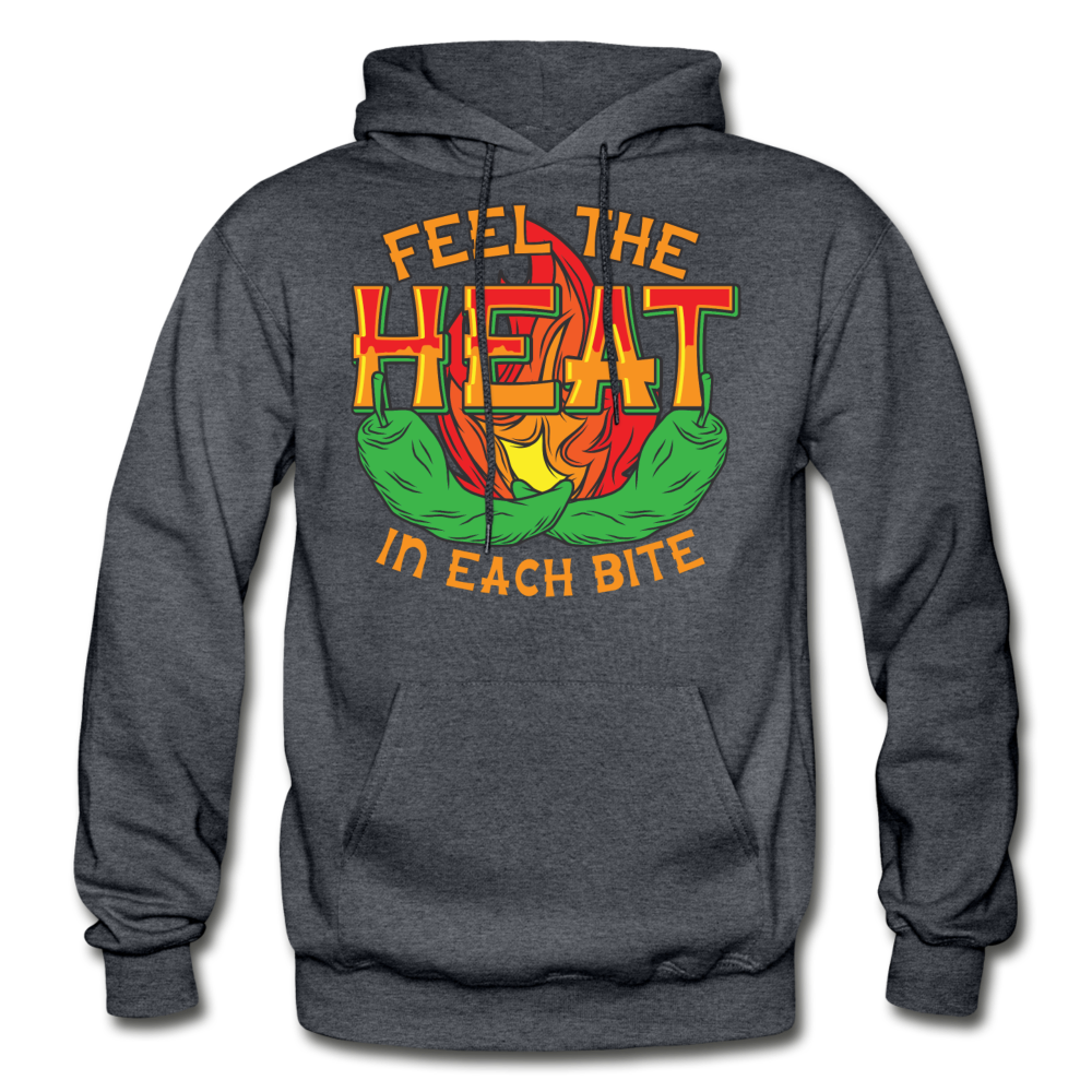 Feel The Heat - Gildan Heavy Blend Adult Hoodie - charcoal gray