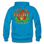 Feel The Heat - Gildan Heavy Blend Adult Hoodie - turquoise