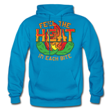 Feel The Heat - Gildan Heavy Blend Adult Hoodie - turquoise