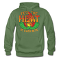 Feel The Heat - Gildan Heavy Blend Adult Hoodie - military green