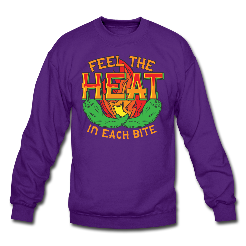 Feel The Heat - Crewneck Sweatshirt - purple