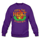 Feel The Heat - Crewneck Sweatshirt - purple