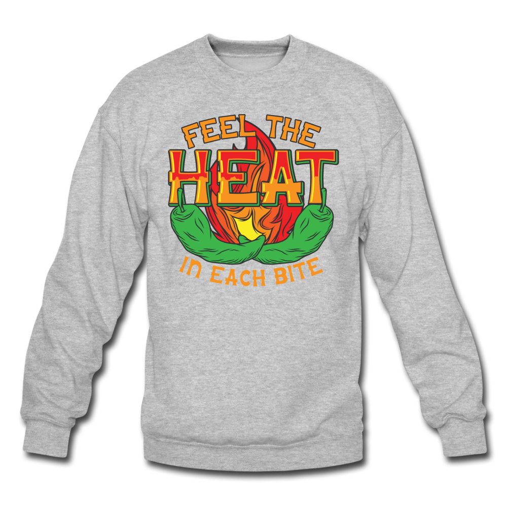 Feel The Heat - Crewneck Sweatshirt - heather gray