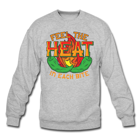 Feel The Heat - Crewneck Sweatshirt - heather gray