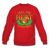 Feel The Heat - Crewneck Sweatshirt - red