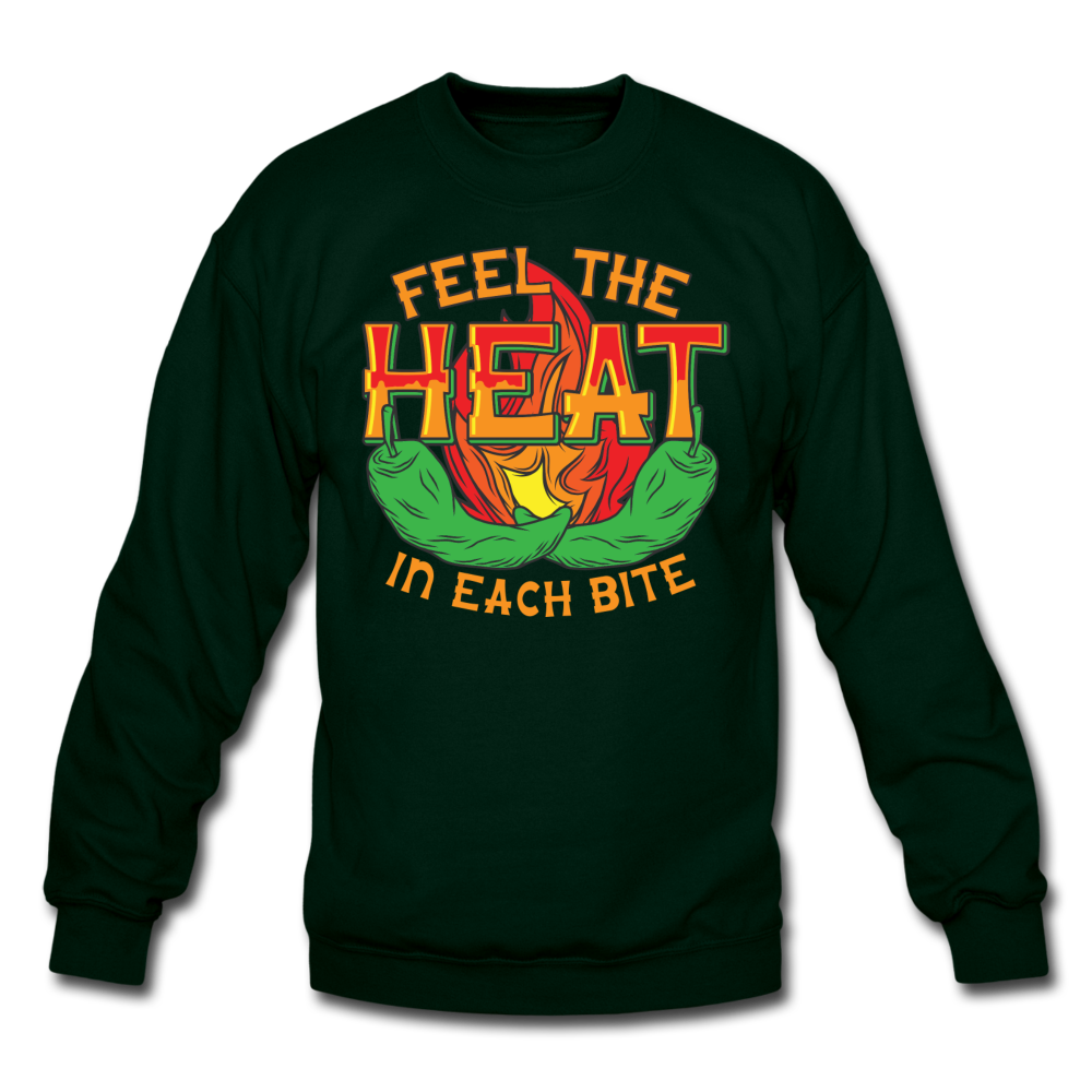 Feel The Heat - Crewneck Sweatshirt - forest green