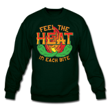 Feel The Heat - Crewneck Sweatshirt - forest green