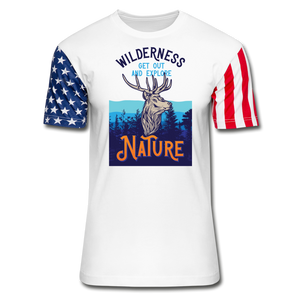 Wilderness - Stars & Stripes T-Shirt - white