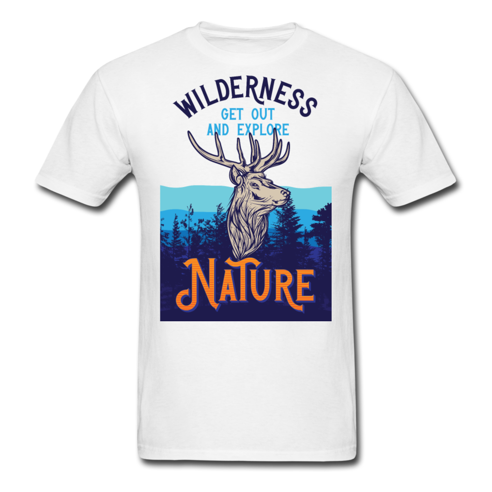 Wilderness - Unisex Classic T-Shirt - white