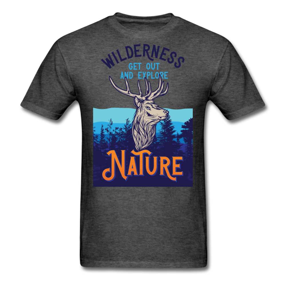 Wilderness - Unisex Classic T-Shirt - heather black