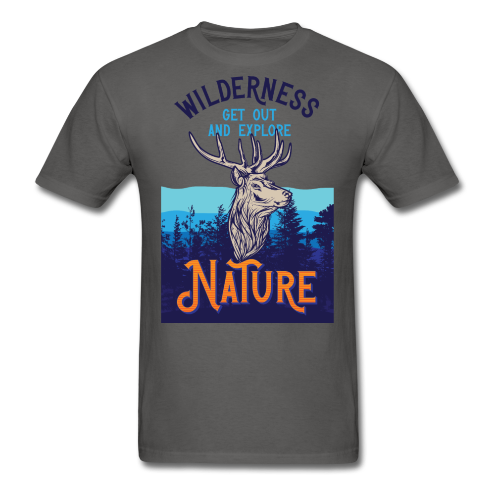 Wilderness - Unisex Classic T-Shirt - charcoal