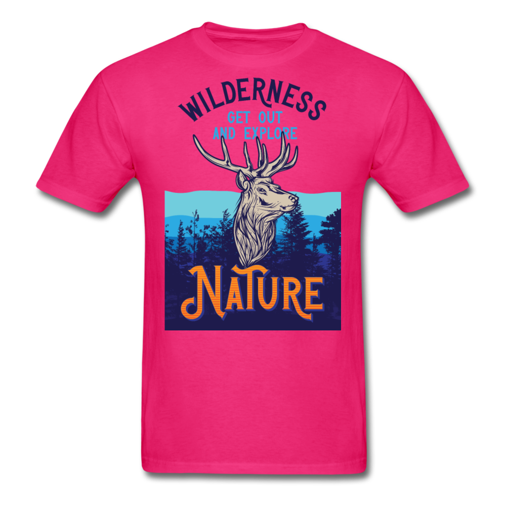 Wilderness - Unisex Classic T-Shirt - fuchsia