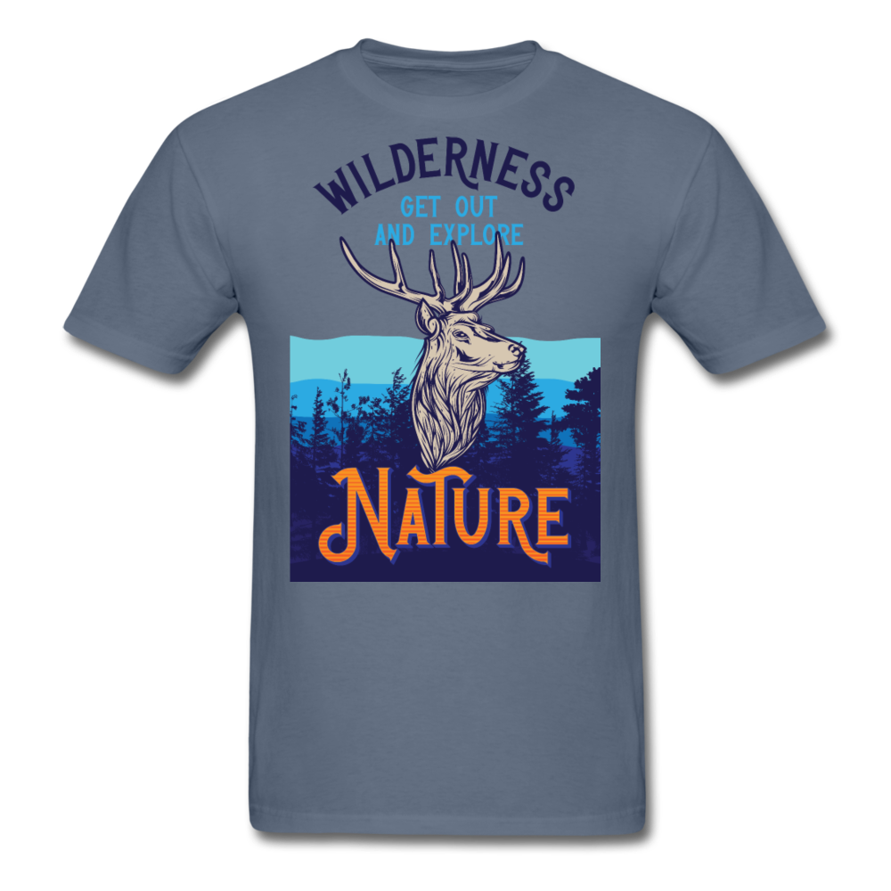 Wilderness - Unisex Classic T-Shirt - denim