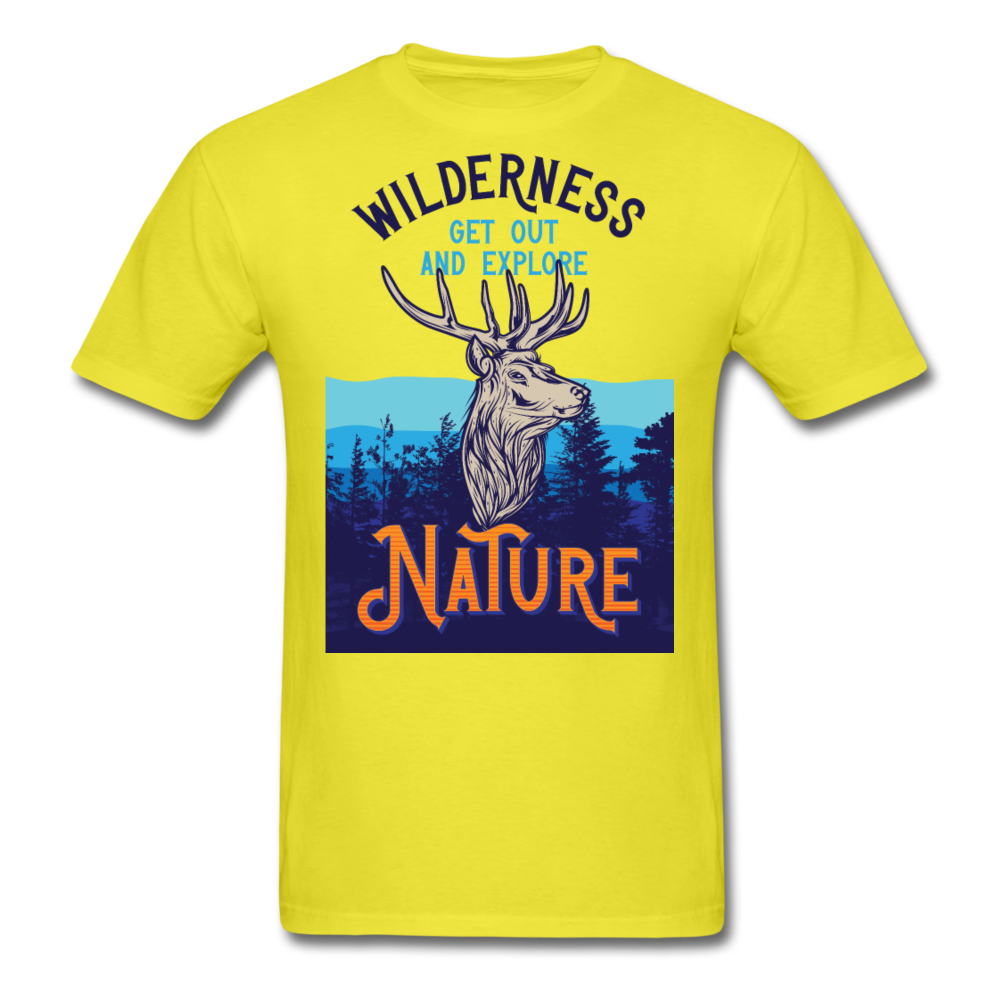 Wilderness - Unisex Classic T-Shirt - yellow