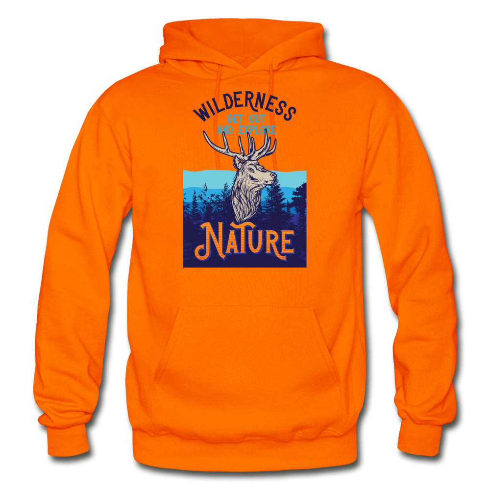 Wilderness - Gildan Heavy Blend Adult Hoodie - orange