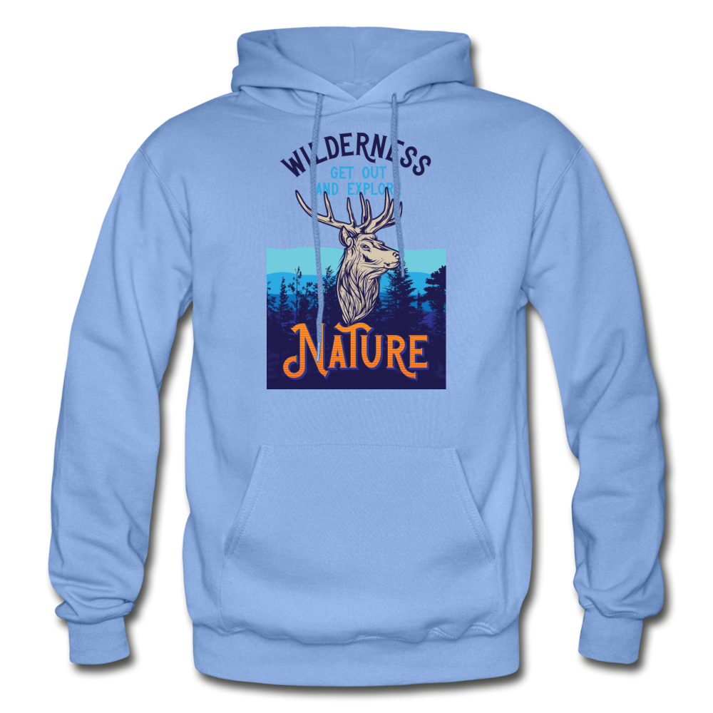 Wilderness - Gildan Heavy Blend Adult Hoodie - carolina blue