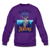 Wilderness - Crewneck Sweatshirt - purple