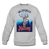 Wilderness - Crewneck Sweatshirt - heather gray