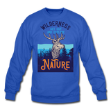 Wilderness - Crewneck Sweatshirt - royal blue