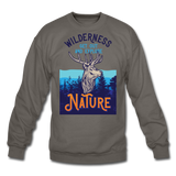 Wilderness - Crewneck Sweatshirt - asphalt gray