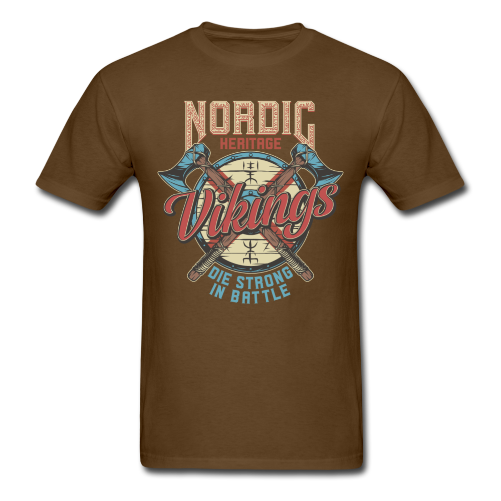 Nordic Heritage - Vikings - Unisex Classic T-Shirt - brown