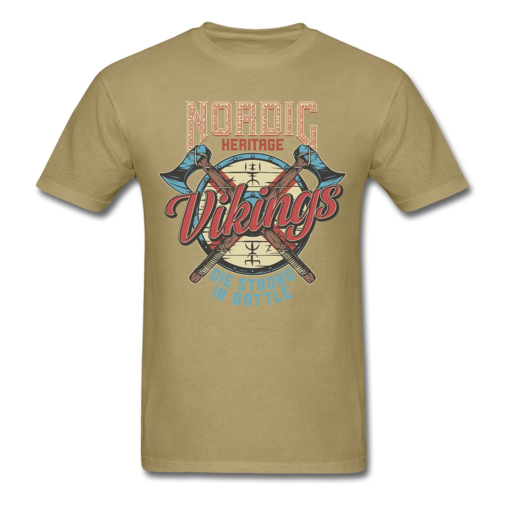 Nordic Heritage - Vikings - Unisex Classic T-Shirt - khaki