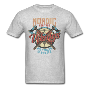 Nordic Heritage - Vikings - Unisex Classic T-Shirt - heather gray