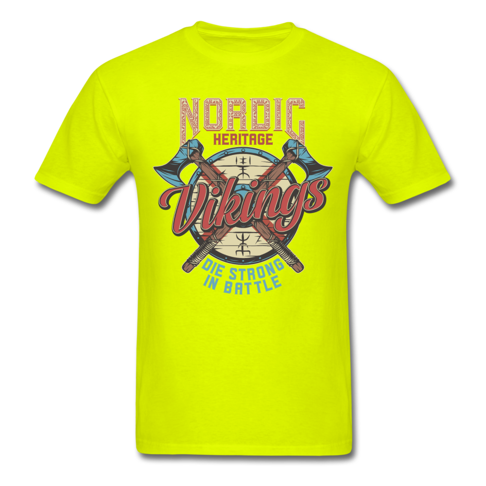 Nordic Heritage - Vikings - Unisex Classic T-Shirt - safety green