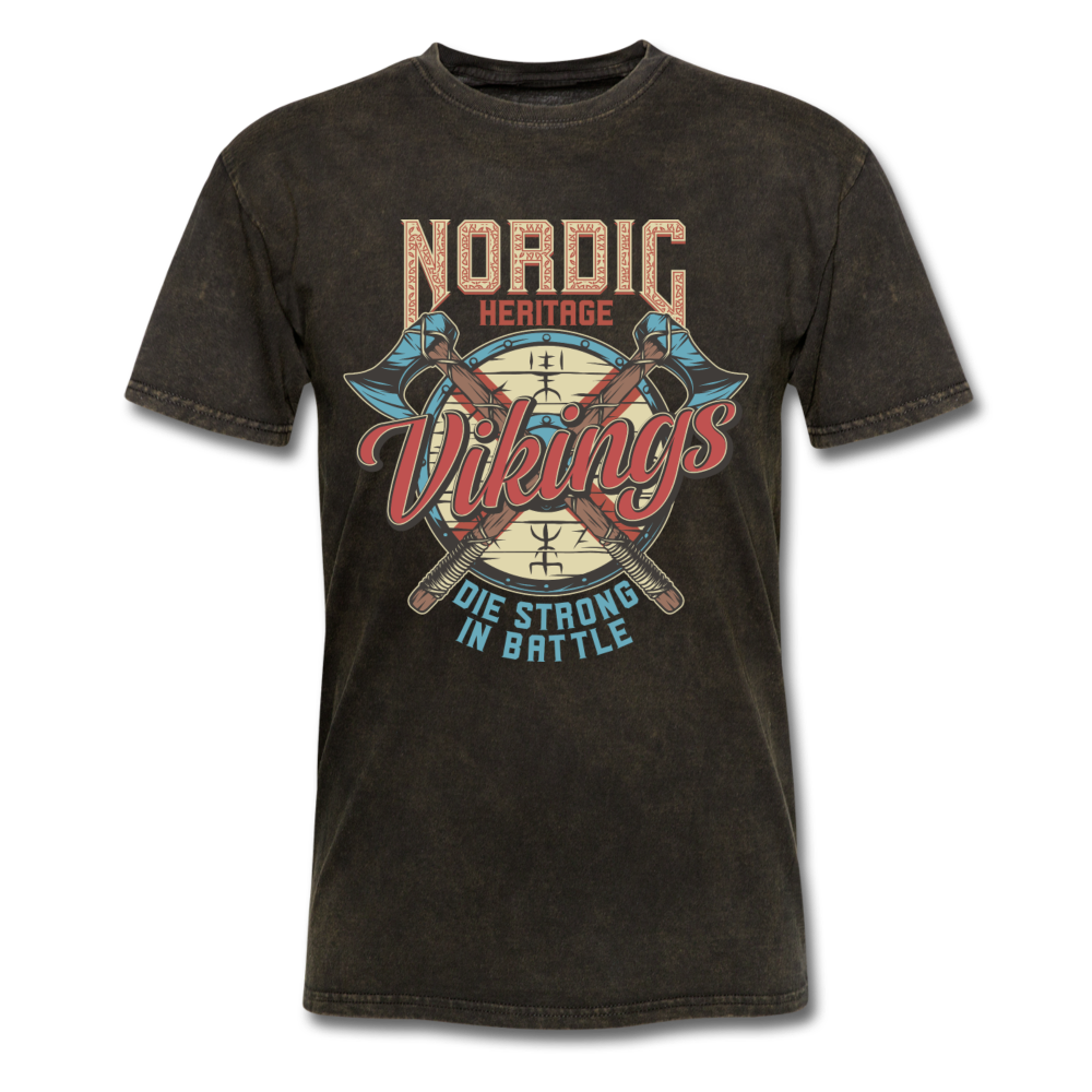 Nordic Heritage - Vikings - Unisex Classic T-Shirt - mineral black