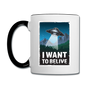 I Want To Belive - Contrast Coffee Mug - white/black