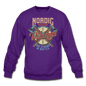 Nordic Heritage - Vikings - Unisex Crewneck Sweatshirt - purple