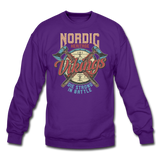 Nordic Heritage - Vikings - Unisex Crewneck Sweatshirt - purple