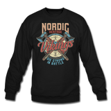 Nordic Heritage - Vikings - Unisex Crewneck Sweatshirt - black