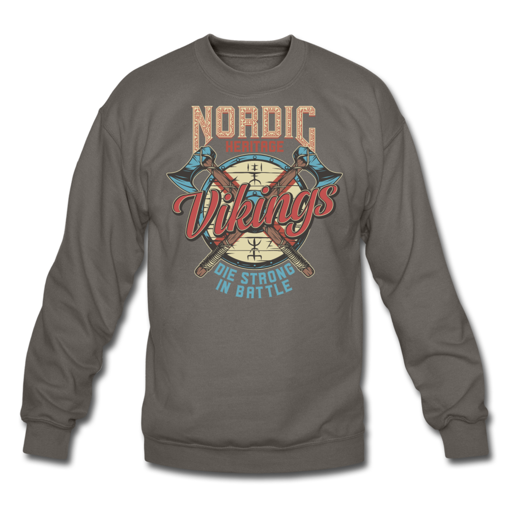 Nordic Heritage - Vikings - Unisex Crewneck Sweatshirt - asphalt gray