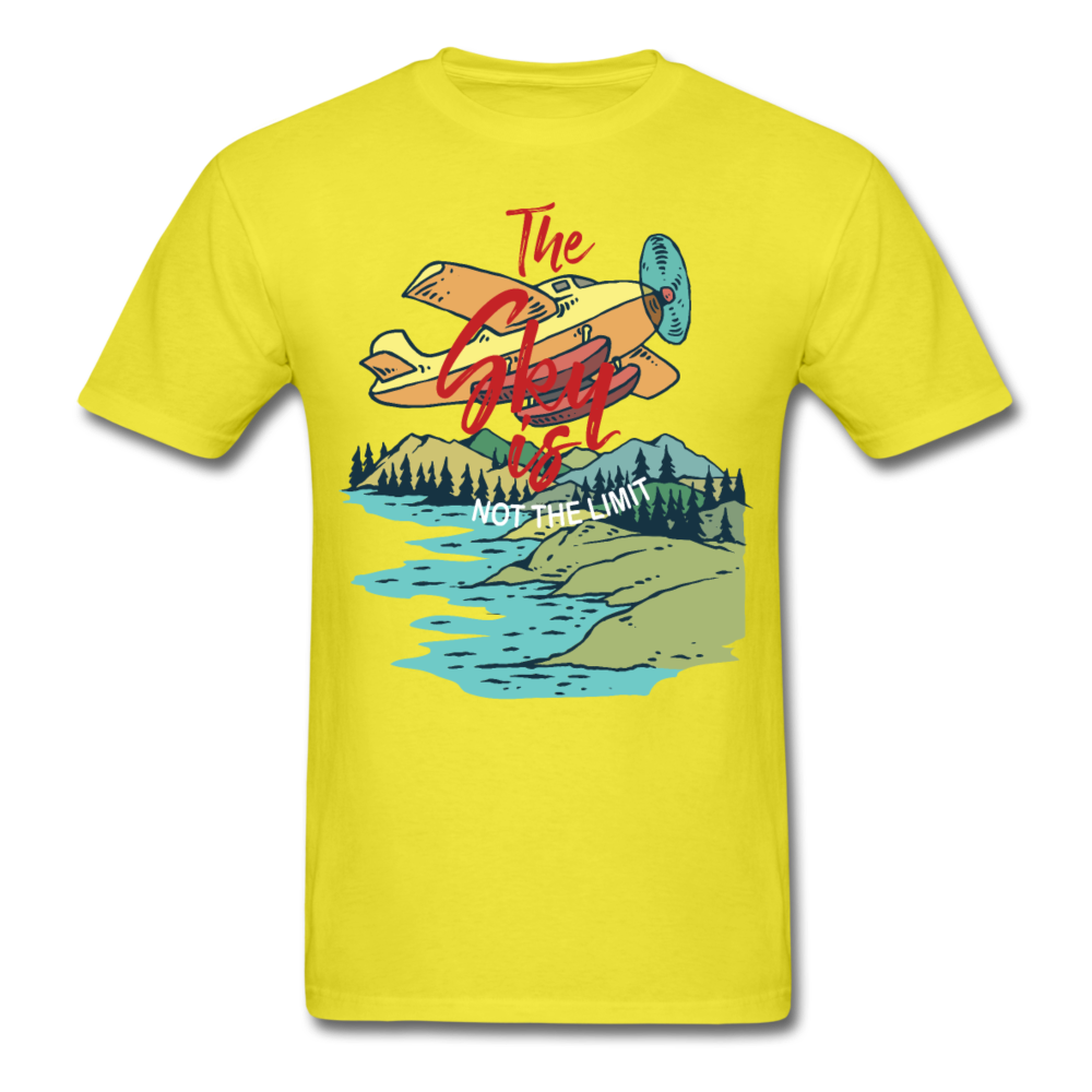 Sky Is Not The Limit - Unisex Classic T-Shirt - yellow