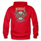 Nordic Heritage - Vikings - Gildan Heavy Blend Adult Hoodie - red