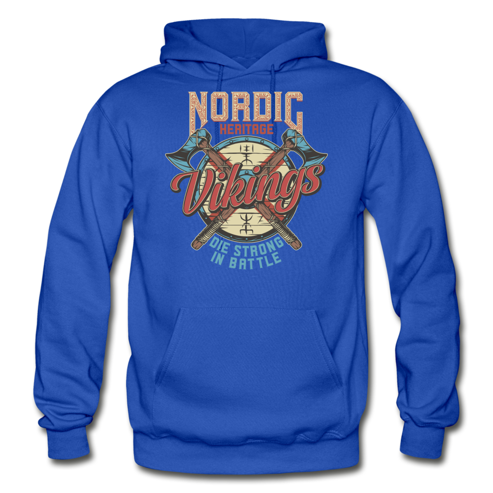 Nordic Heritage - Vikings - Gildan Heavy Blend Adult Hoodie - royal blue