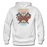 Nordic Heritage - Vikings - Gildan Heavy Blend Adult Hoodie - light heather gray