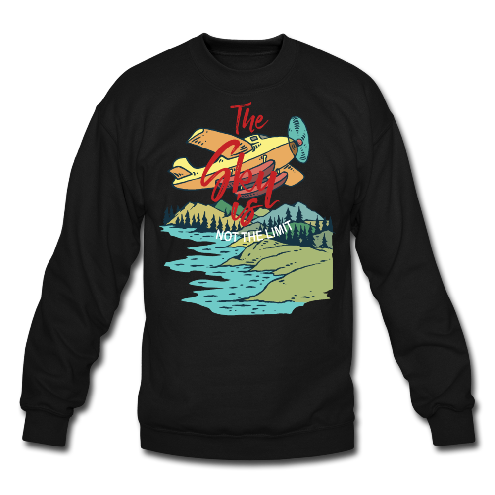 Sky Is Not The Limit - Crewneck Sweatshirt - black