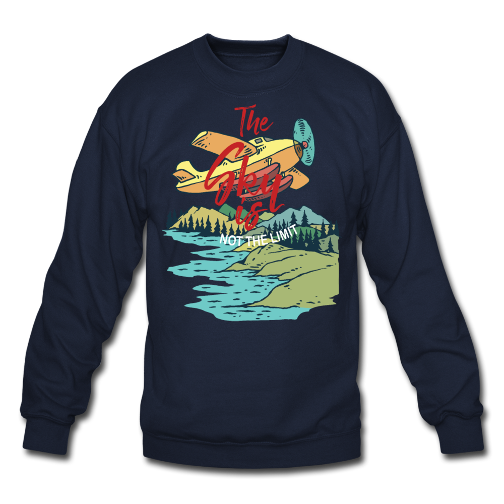 Sky Is Not The Limit - Crewneck Sweatshirt - navy