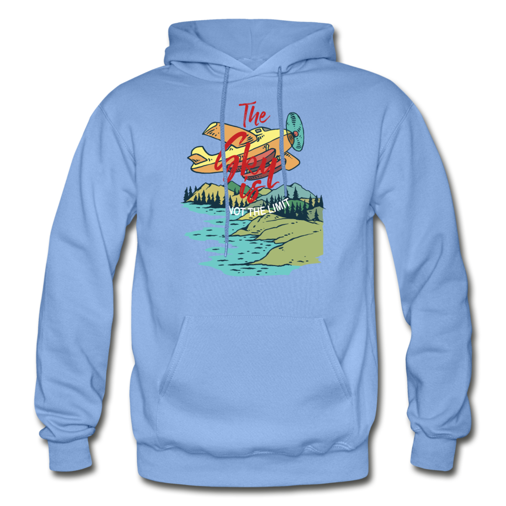 Sky Is Not The Limit - Gildan Heavy Blend Adult Hoodie - carolina blue