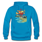 Sky Is Not The Limit - Gildan Heavy Blend Adult Hoodie - turquoise
