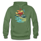 Sky Is Not The Limit - Gildan Heavy Blend Adult Hoodie - military green