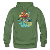 Sky Is Not The Limit - Gildan Heavy Blend Adult Hoodie - military green